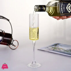 Flute Champagne Strip Glasses Champagne Flutes Tall Glasses Pack Of 6