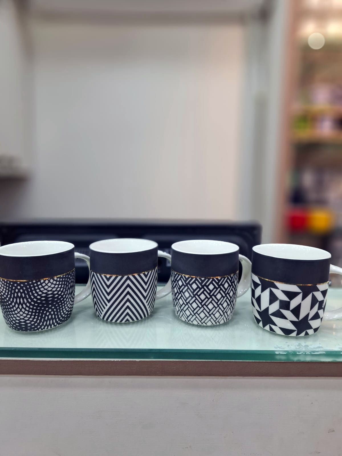 Geometric Mug Set Of 6
