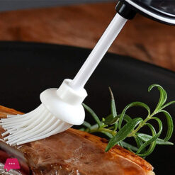 Glass Jar With Oil Brush Bottle Jar 250Ml