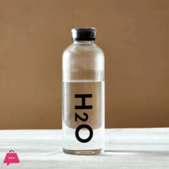 H2O Borosilicate Glass Bottle - 750 Ml