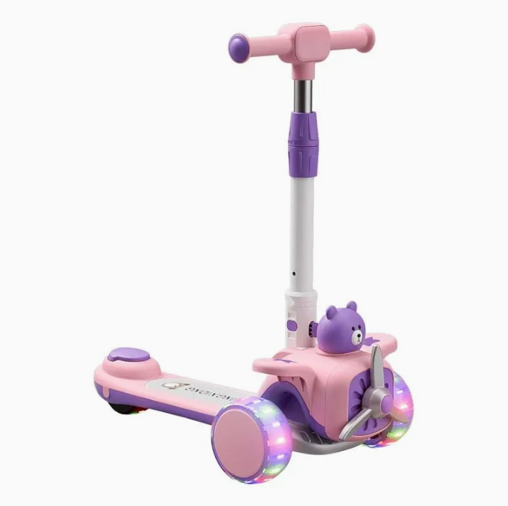 Happy Airplane Scooter Adjustable Scooter For Kids Scooty With Light Sound 14 Happy Airplane Scooter Adjustable Scooter For Kids Scooty With Light Sound