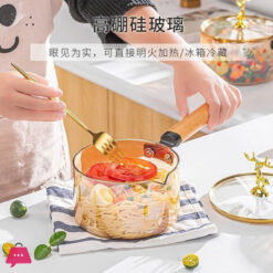 High Borosilicate Heat-Resistant Glass Pot 2.5 Liter