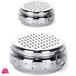 Indian Aristo  Stainless Steel Grater with Storage Container - Set of 2