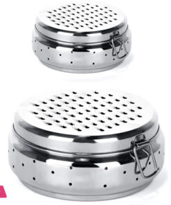 Indian Aristo  Stainless Steel Grater with Storage Container - Set of 2