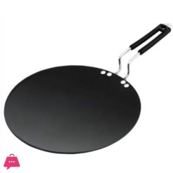 Indian Imported Hard Anodized Non Stick Tawa Roti Maker Paratha Pan - 12 Inches 4Mm