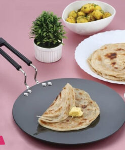 Indian Imported Hard Anodized Non Stick Tawa Roti Maker Paratha Pan ...