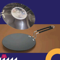 Induction Type Roti Maker Indian Imported Hard Anodized Non Stick Tawa Roti Maker Paratha Pan ...
