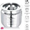 Indian Rio Steel Ghee Oil Container 250-Ml 1 Pc