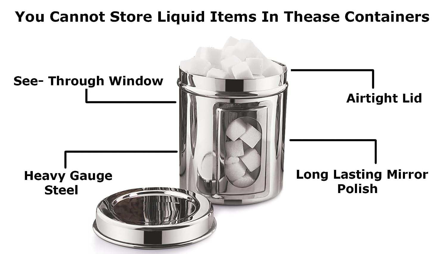 Indian Stainless Steel Aarpar Dabba Set - See Thru Food Containers 7X11 - Set Of 5