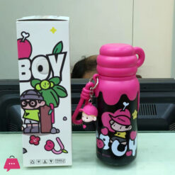 Key Boy Water Bottle Cute Thermos Cup 550Ml
