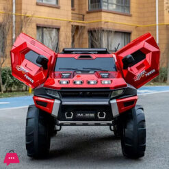 Kids Ride On Electric Monster Jeep Upside Open Doors Jm-9188