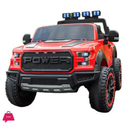 Kids Ride On Raptor Power Car Dala Electric Off-Road Car Remote-Controlled - 2-Seater Side Handle Drive