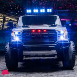 Kids Ride On Raptor Power Car Dala Electric Off-Road Car Remote-Controlled - 2-Seater Side Handle Drive