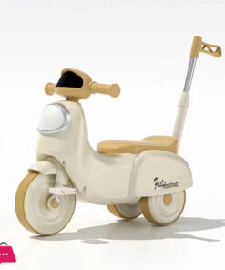 Kids Scooter 3 in 1 Kids Trike for Toddlers with Music & Lights PP Baby Balance Bike with Motorcycle Design for Boys Girls
