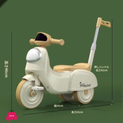 Kids Scooter 3 In 1 Kids Trike For Toddlers With Music &Amp; Lights Pp Baby Balance Bike With Motorcycle Design For Boys Girls