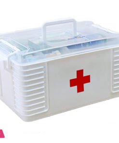 Medical Storage Box First Aid Kit Portable Mobile Medical Box Home Suitable for Families Travel Workplace