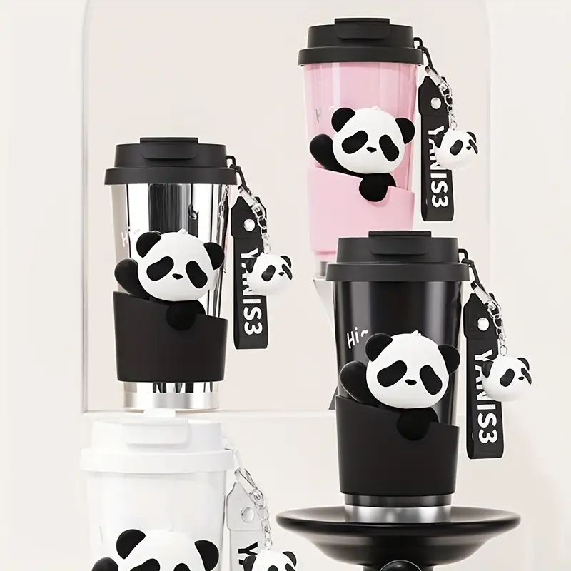 Panda Insulated 316 Stainless Steel Tumbler - Portable Stainless Steel Thermal Flask 520Ml-17.5Oz