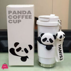 Panda Insulated 316 Stainless Steel Tumbler - Portable Stainless Steel Thermal Flask 520Ml-17.5Oz