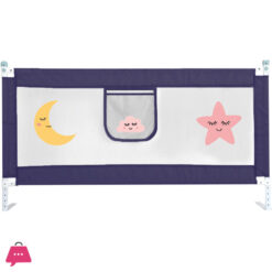 Shopino Baby Bed Rail Cloth 1-Pcs Bed Rail Safety Net