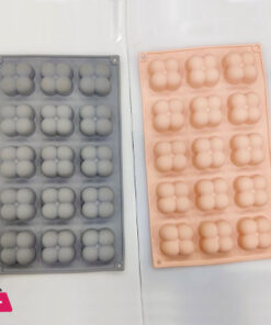 Silicone Soy Wax 12 Cavity Small Bubble Cube Candle Mold