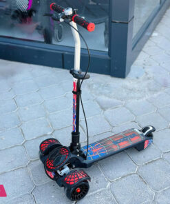 Spider-Man Large Foldable Kick Scooter With Brake Light Music - Max Load 100Kg 14 Spider-Man Large Foldable Kick Scooter With Brake Light Music - Max Load 100Kg - Image 2