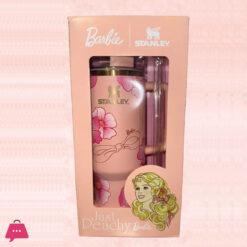 Stanley X Barbie Legends Flowstate Quencher 40Oz Tumbler 80S Peaches 'N Cream