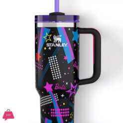 Stanley X Barbie Legends Flowstate Quencher 40Oz Tumbler 80S Rockers Anniversary