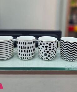 Stripes/Dots Mug Set of 6