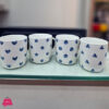 Thumb Printe Mug Set Of 6