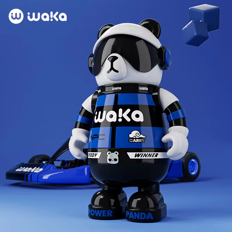 Wakawaka Panda Vacuum Insulated Stainless Steel Water Bottle