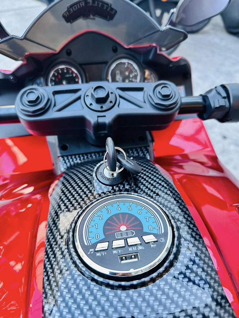 Yamaha R9 Rechargeable 12V Battery Operated Ride On Bike For Kids, 1 To 7 Years Bike Battery Operated Ride On 