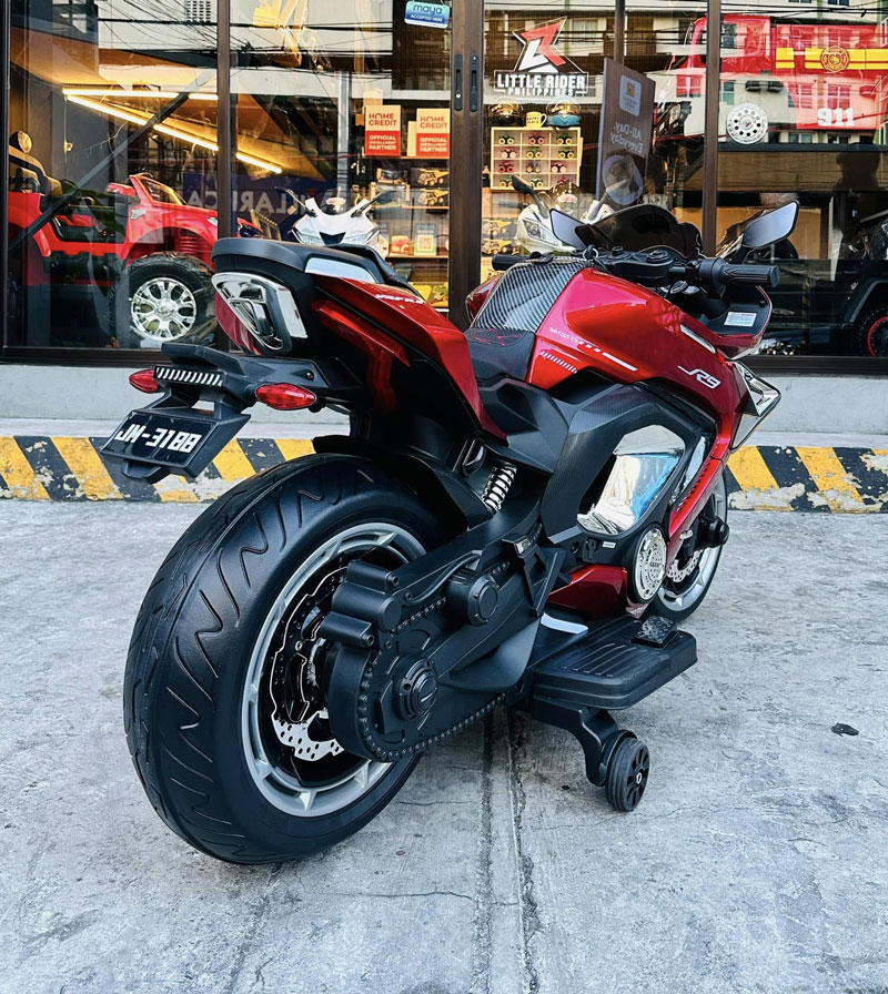 Yamaha R9 Rechargeable 12V Battery Operated Ride On Bike For Kids, 1 To 7 Years Bike Battery Operated Ride On 