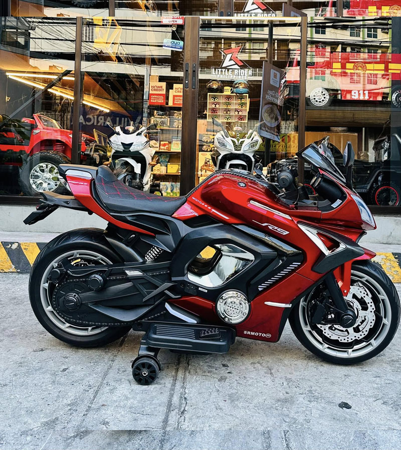 Yamaha R9 Rechargeable 12V Battery Operated Ride On Bike For Kids, 1 To 7 Years Bike Battery Operated Ride On 