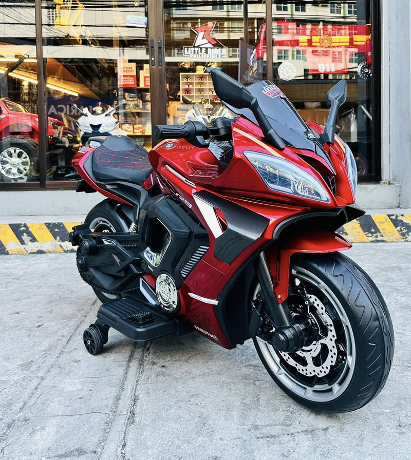 Yamaha R9 Rechargeable 12V Battery Operated Ride On Bike For Kids, 1 To 7 Years Bike Battery Operated Ride On 