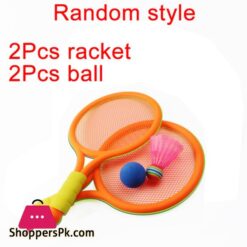 1Set Plastic Children Tennis Badminton Toys Outdoor Indoor Sports Leisure Toys Tennis Rackets Parent Child Toys Kids Gifts Yjn