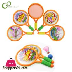 1Set Plastic Children Tennis Badminton Toys Outdoor Indoor Sports Leisure Toys Tennis Rackets Parent Child Toys Kids Gifts Yjn