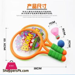 1Set Plastic Children Tennis Badminton Toys Outdoor Indoor Sports Leisure Toys Tennis Rackets Parent Child Toys Kids Gifts Yjn