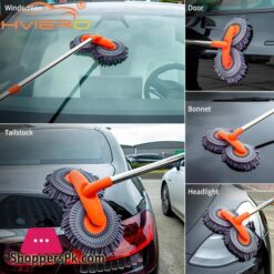 1X Car Cleaning Wash Multipurpose Kit Microfiber Brush Mop Sponge Wipe Auto Home Tools Universal Clean Accessories