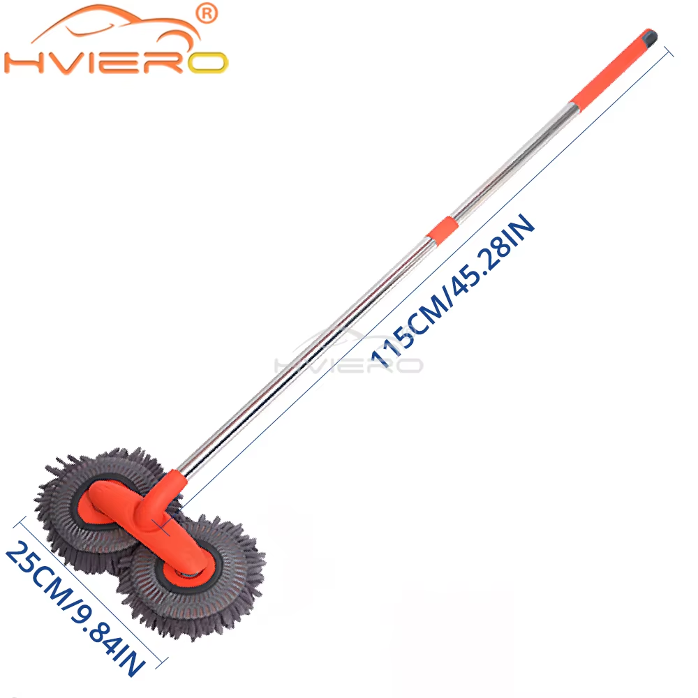 1X Car Cleaning Wash Multipurpose Kit Microfiber Brush Mop Sponge Wipe Auto Home Tools Universal Clean Accessories