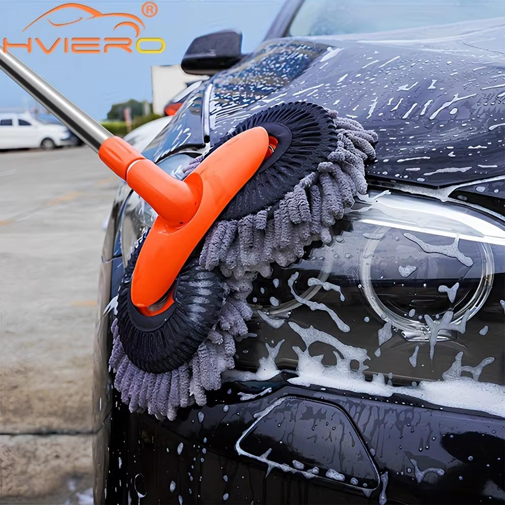 1X Car Cleaning Wash Multipurpose Kit Microfiber Brush Mop Sponge Wipe Auto Home Tools Universal Clean Accessories