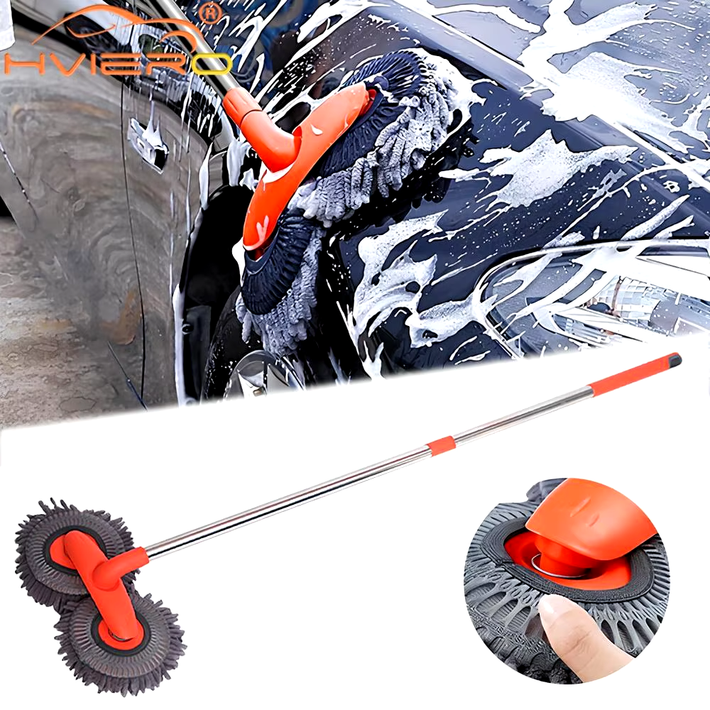 1X Car Cleaning Wash Multipurpose Kit Microfiber Brush Mop Sponge Wipe Auto Home Tools Universal Clean Accessories
