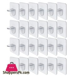 24PCS Punch Free Shelf Support Peg Self Adhesive Shelves Clips for Kitchen Cabinet Closet Brackets Clapboard Layer