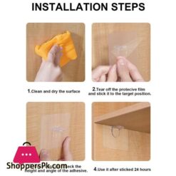 24Pcs Punch Free Shelf Support Peg Self Adhesive Shelves Clips For Kitchen Cabinet Closet Brackets Clapboard Layer