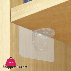 24Pcs Punch Free Shelf Support Peg Self Adhesive Shelves Clips For Kitchen Cabinet Closet Brackets Clapboard Layer