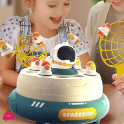 2In1 Magnetic Fishing And Catching Rocket Launcher Turntable