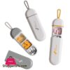 3 Compartment Pill Box Daily Pill Organizer Portable Medicine Container Travel Pill Holder for Pocket Moisture Proof Pill Case