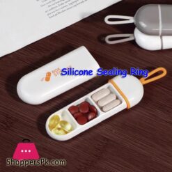 3 Compartment Pill Box Daily Pill Organizer Portable Medicine Container Travel Pill Holder For Pocket Moisture Proof Pill Case