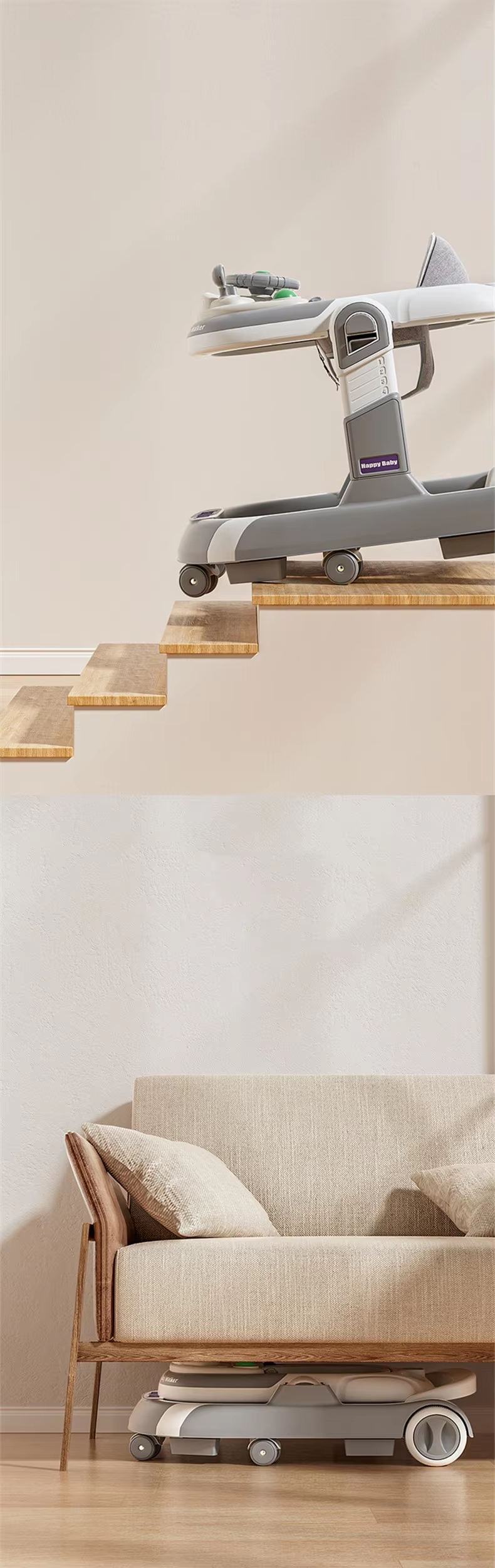 3In1 Multi-Functional Car Baby Walker