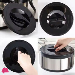 3Pcs Stainless Steel Hotpot Insulated Casserole Carriers Lunch Box