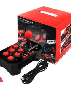 4-In-1 Retro Arcade Station Usb Wired Rocker Fighting Stick Game Joystick Controller For Ps3/switch/pc/android Tv Games